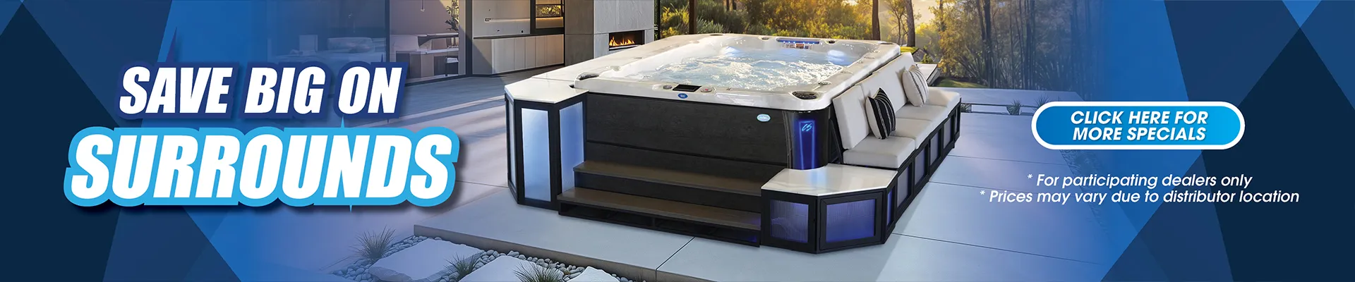 Calspas hot tub being used in a family setting - Porterville